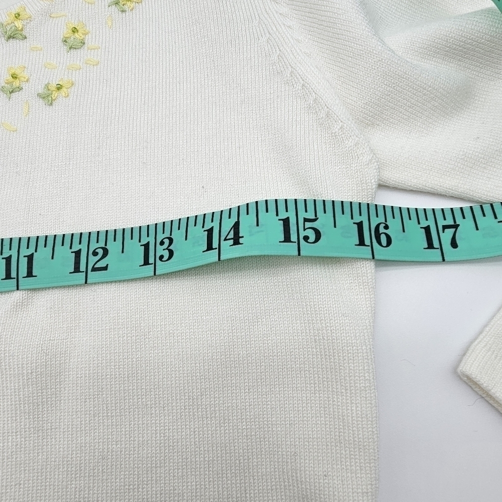 Women's 3/4 Sleeve Cardigan by Principles. Size S, Ivory color - Picture 14 of 15